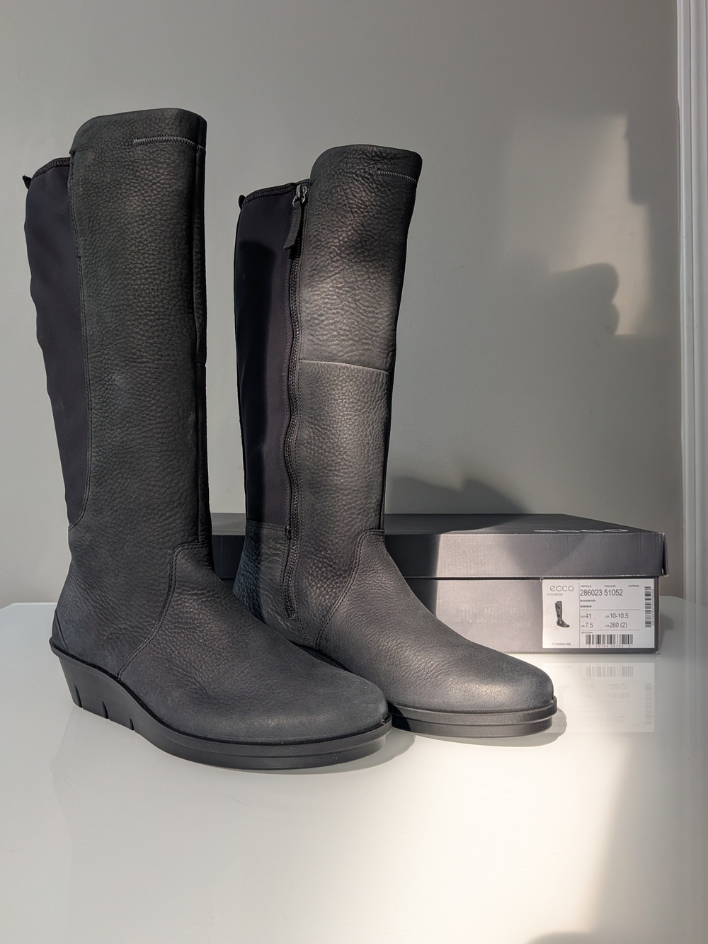 ECCO Nubuck Leather Boots